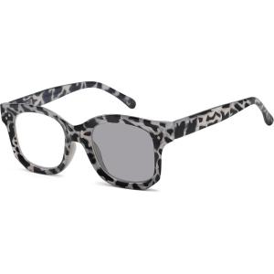 imageEyekepper Transition Photochromic Reading Glasses Women Black 125Grey Tortoise