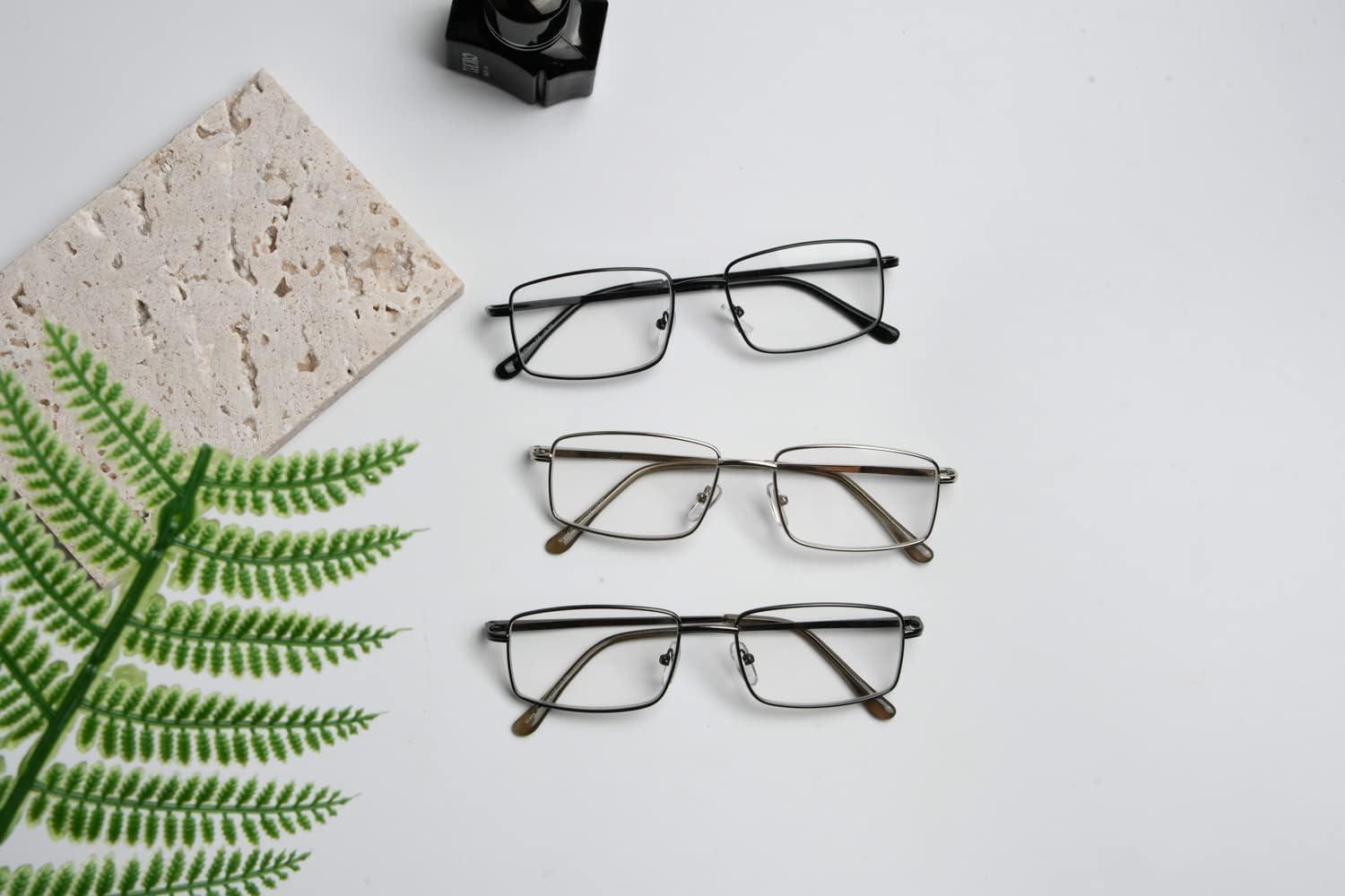 imageEyekepper 10 Pack Blue Light Reading Glasses with Telescopic Arms Folding Computer Readers 100Mix