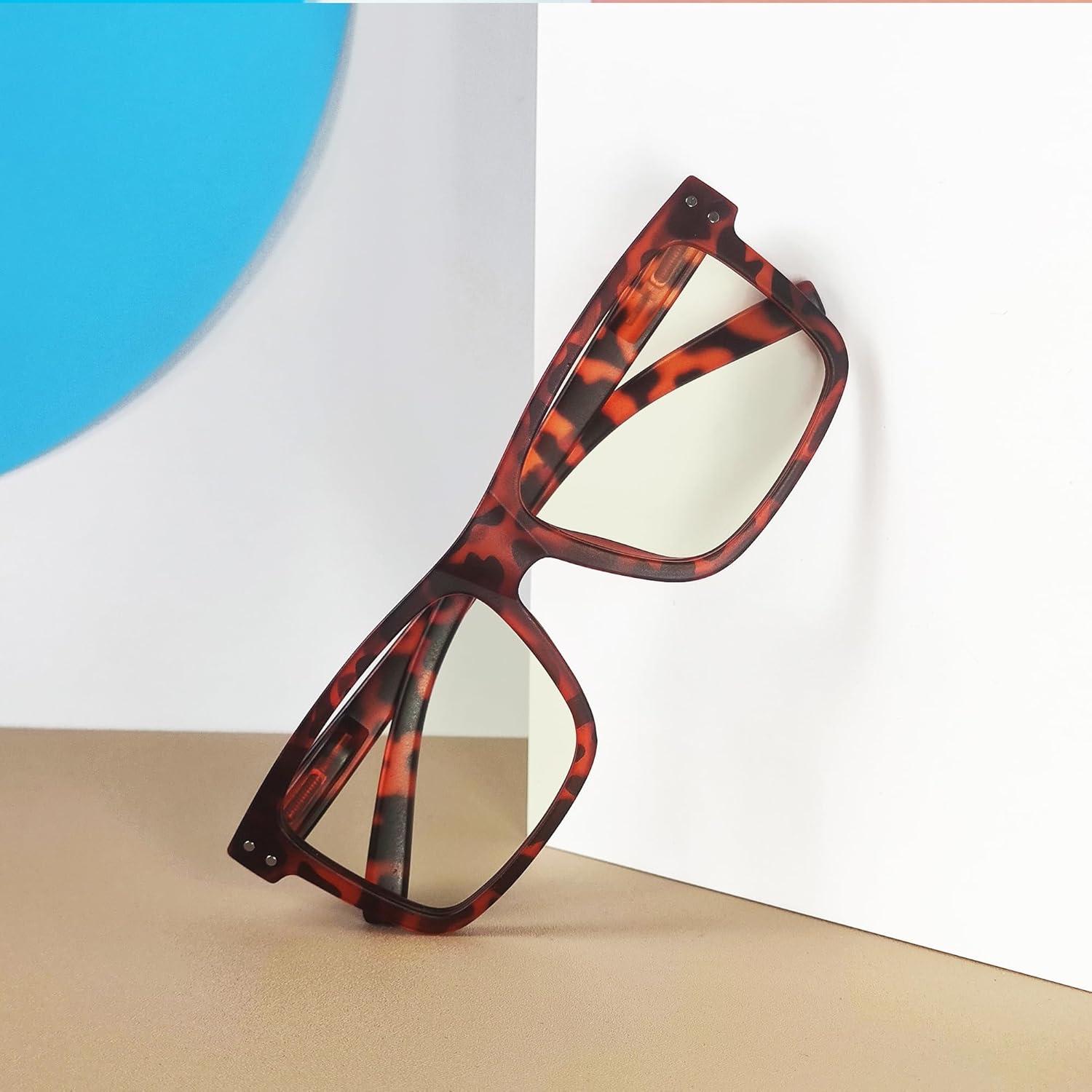 imageEyekepper 2 Pack Anti Blue Light Glasses for Men Blue Light Blocking Glasses for Computer Eyestrain BlackS2 Tortoise