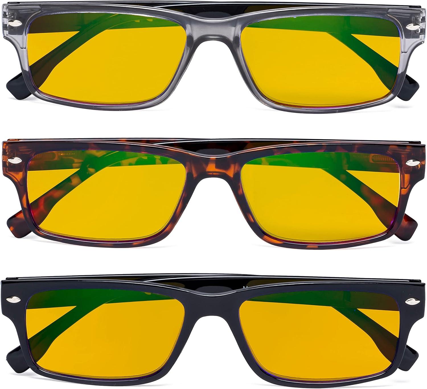 imageEyekepper 3Pack Readers Stylish Spring Hinges Reading Glasses Included 2 Computer GlassesBlue Light Blockingb903 Pairs