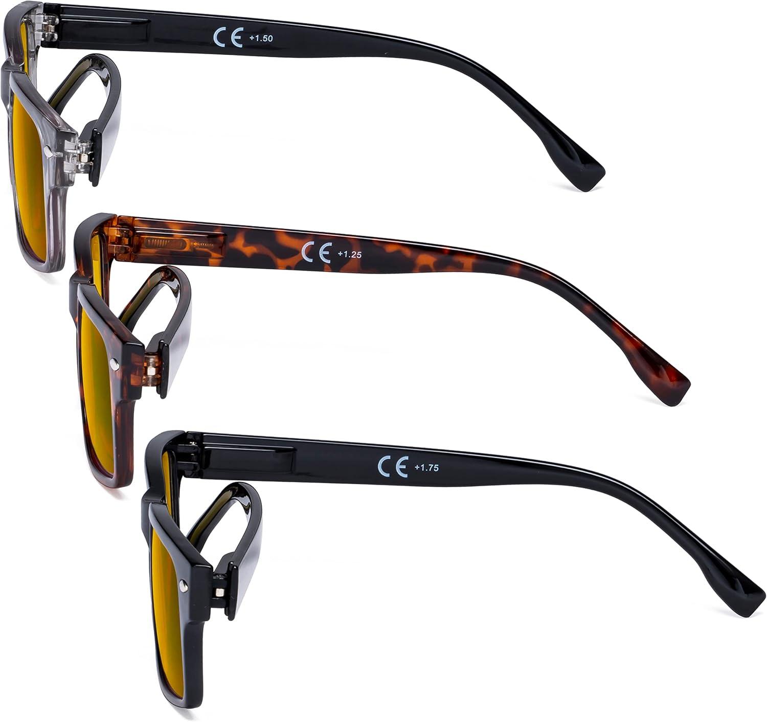 imageEyekepper 3Pack Readers Stylish Spring Hinges Reading Glasses Included 2 Computer GlassesBlue Light Blockingb903 Pairs