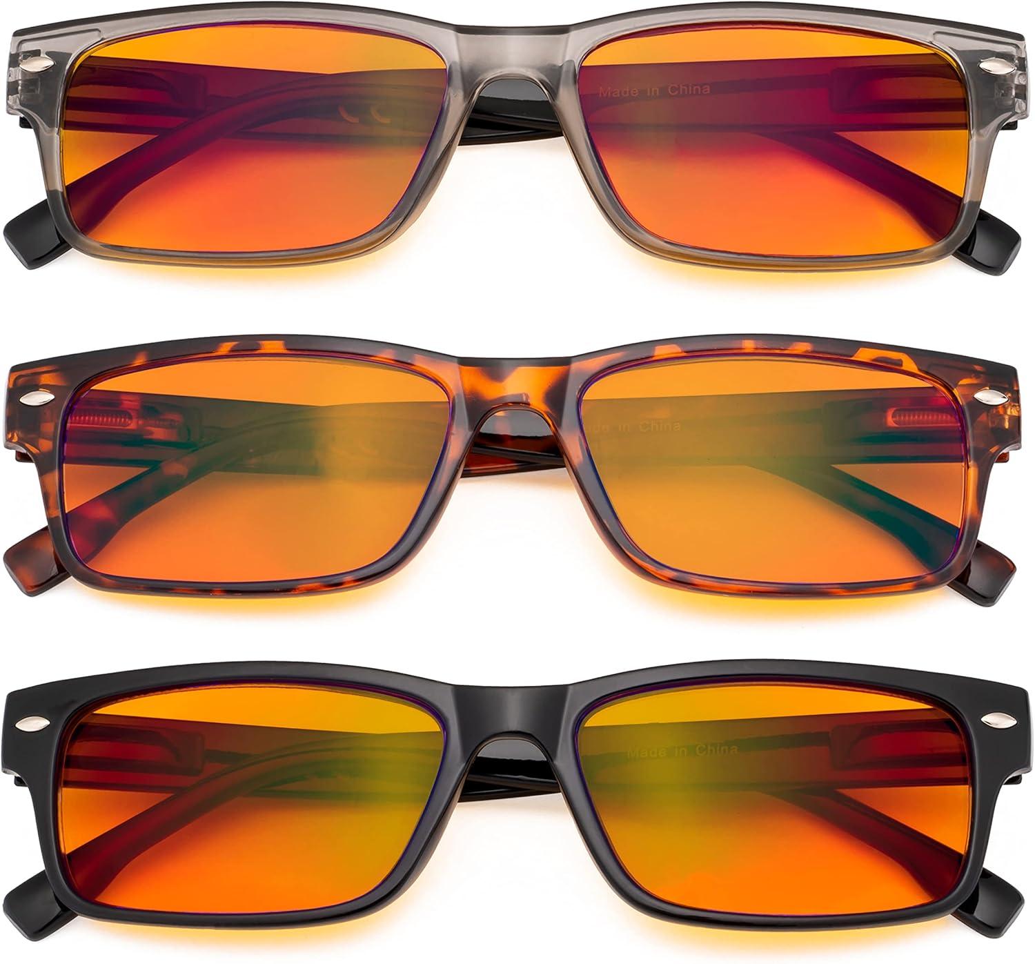 imageEyekepper 3Pack Readers Stylish Spring Hinges Reading Glasses Included 2 Computer GlassesBlue Light Blockingb983 Pairs