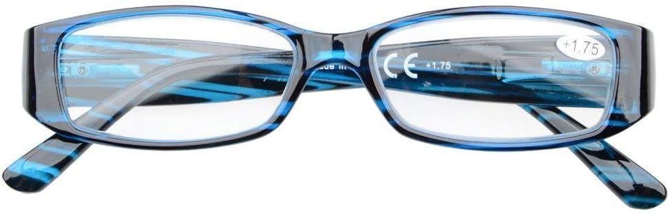 imageEyekepper 4 Pack Blue Light Blocking Readers Women Crystal Computer Reading Glasses 150Mix