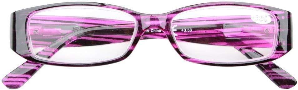 imageEyekepper 4 Pack Blue Light Blocking Readers Women Crystal Computer Reading Glasses 150Mix