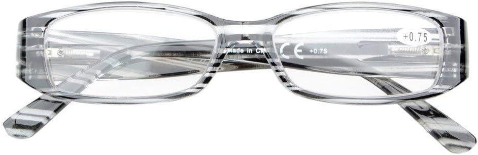 imageEyekepper 4 Pack Blue Light Blocking Readers Women Crystal Computer Reading Glasses 150Mix