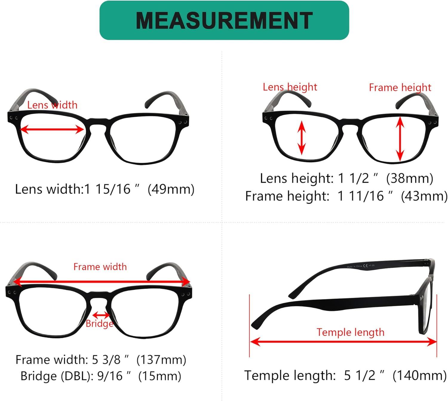 imageEyekepper 5 Pack Fashion Design Blue Light Blocking Readers for Women Computer Reading Glasses Yellow Tinted 1505 Pairs Mix