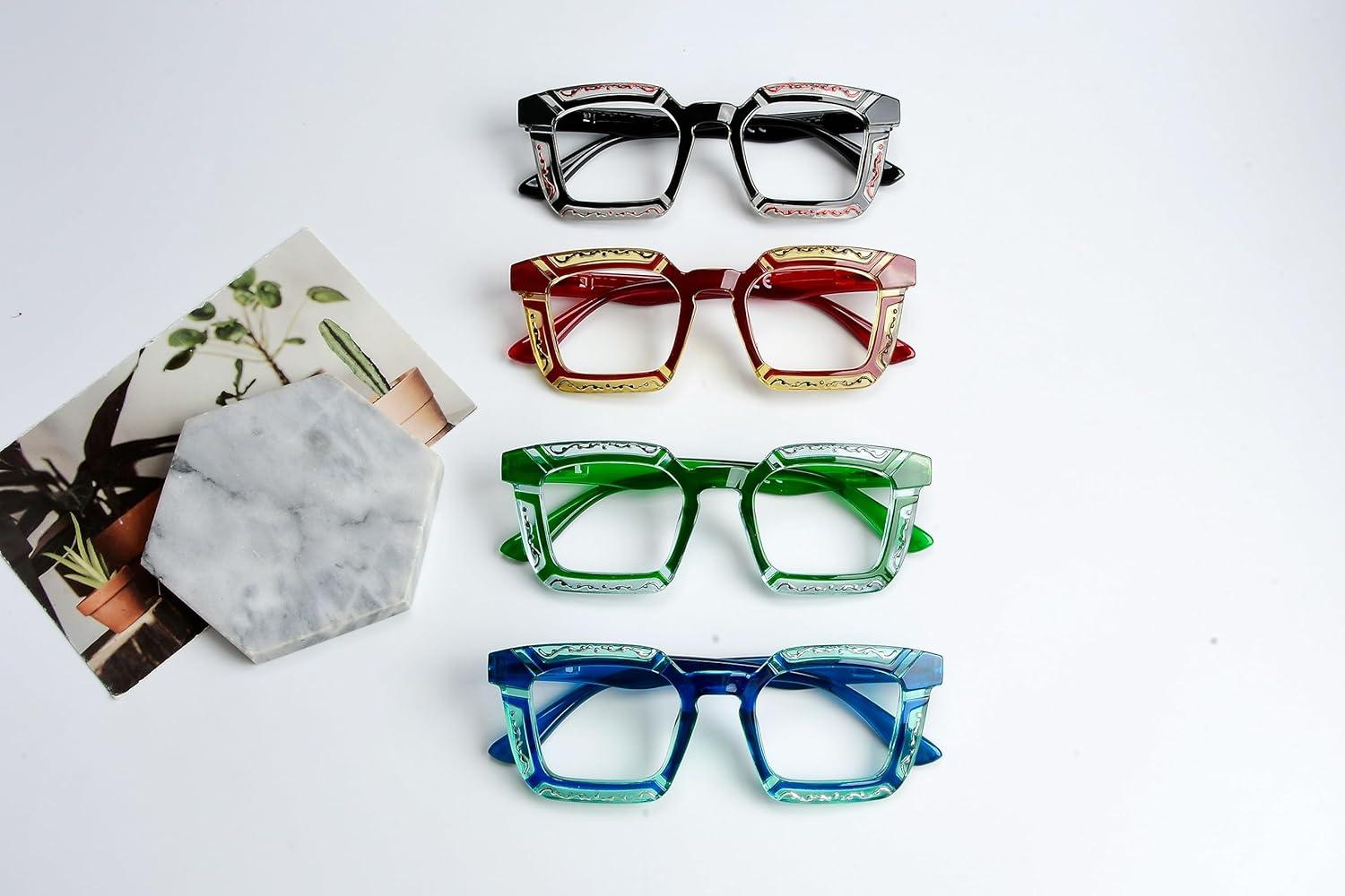 imageEyekepper 5pack Reading Glasses for Women Floral Pattern Design Readers4 Pack Mix Color