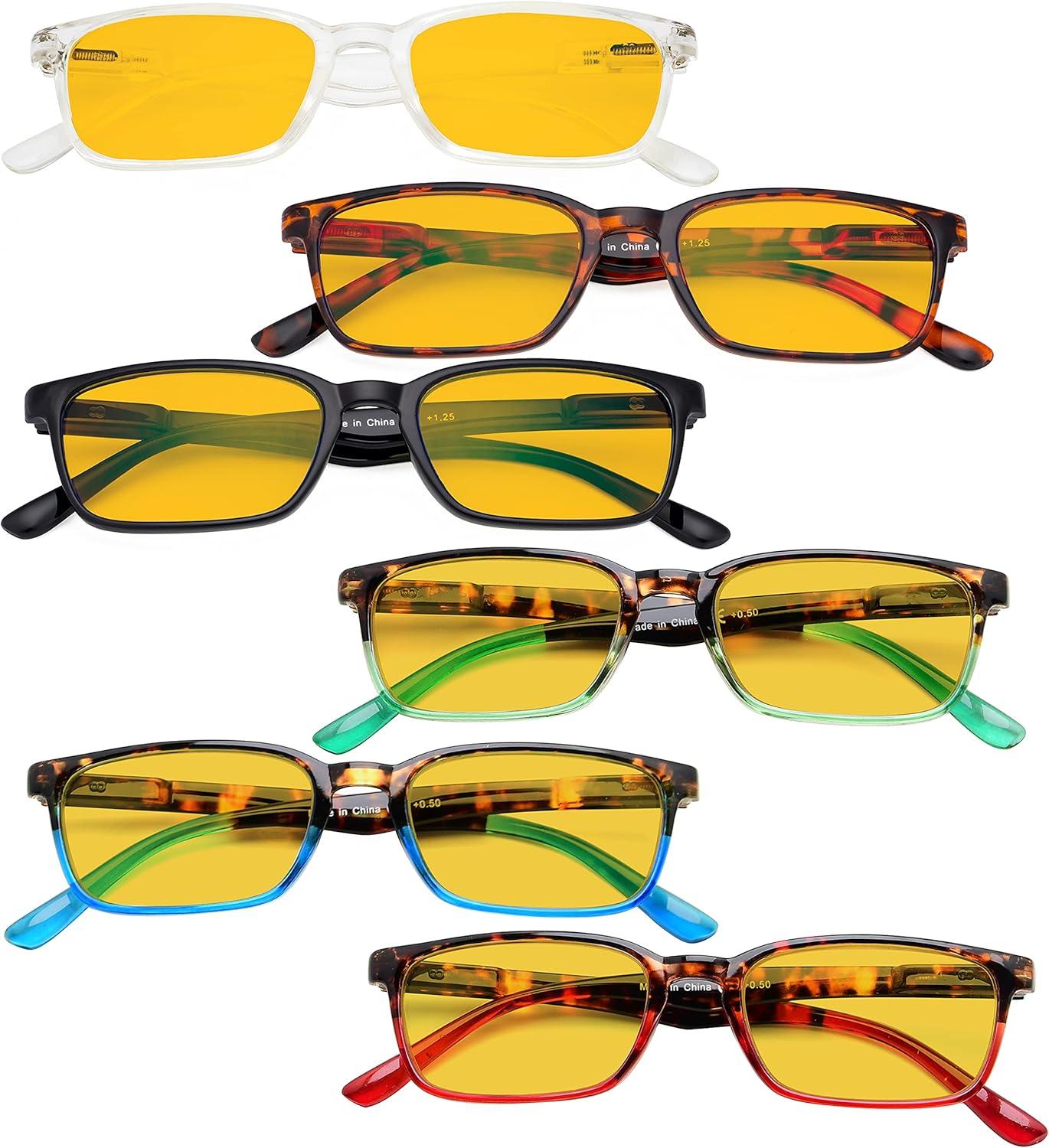 imageEyekepper 6pack Reading Glasses Blue Light Blocking for Women Men 150Blue Light Blockingb906 Pairs