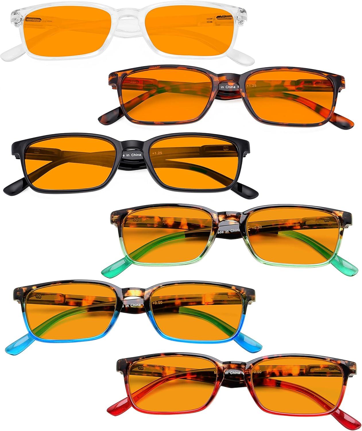 imageEyekepper 6pack Reading Glasses Blue Light Blocking for Women Men 150Blue Light Blockingb986 Pairs