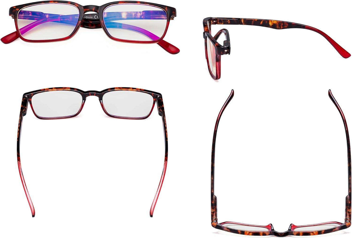 imageEyekepper 6pack Reading Glasses Blue Light Blocking for Women Men 150Normal Reading Glasses3 Pairs