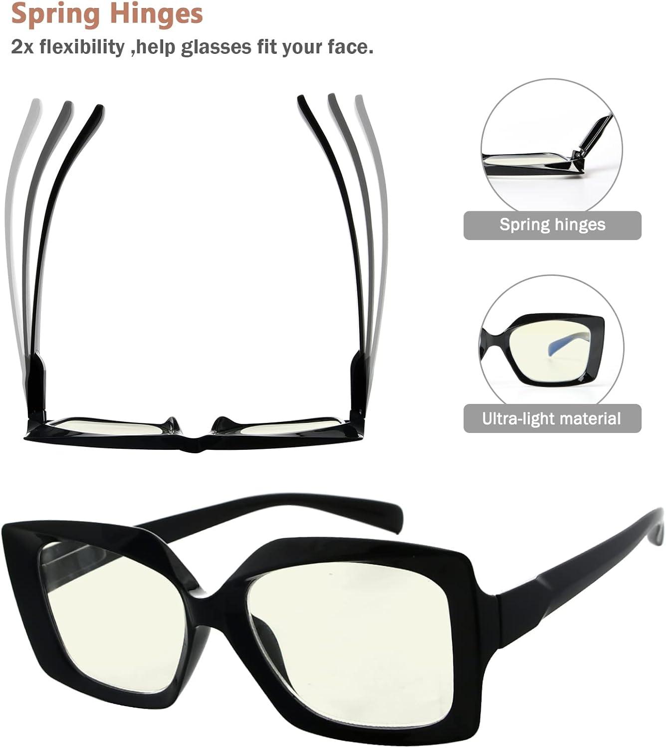 imageEyekepper Blue Light Blocking Glasses  3 Pack Rimless Computer Readers12 Pack Mix  Uvr2010