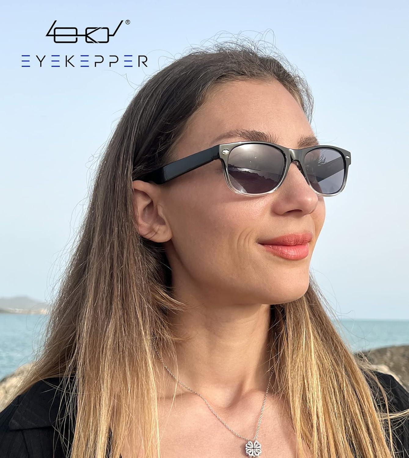 imageEyekepper Classic 80s Reading Glasses for Women 5 Pairs Readers Include Reading Sunglasses5pcs All Grey Lens