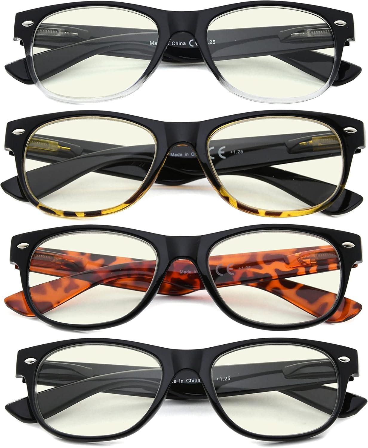 imageEyekepper Classic 80s Reading Glasses for Women 5 Pairs Readers Include Reading SunglassesBlue Light Blockingb404 Pairs