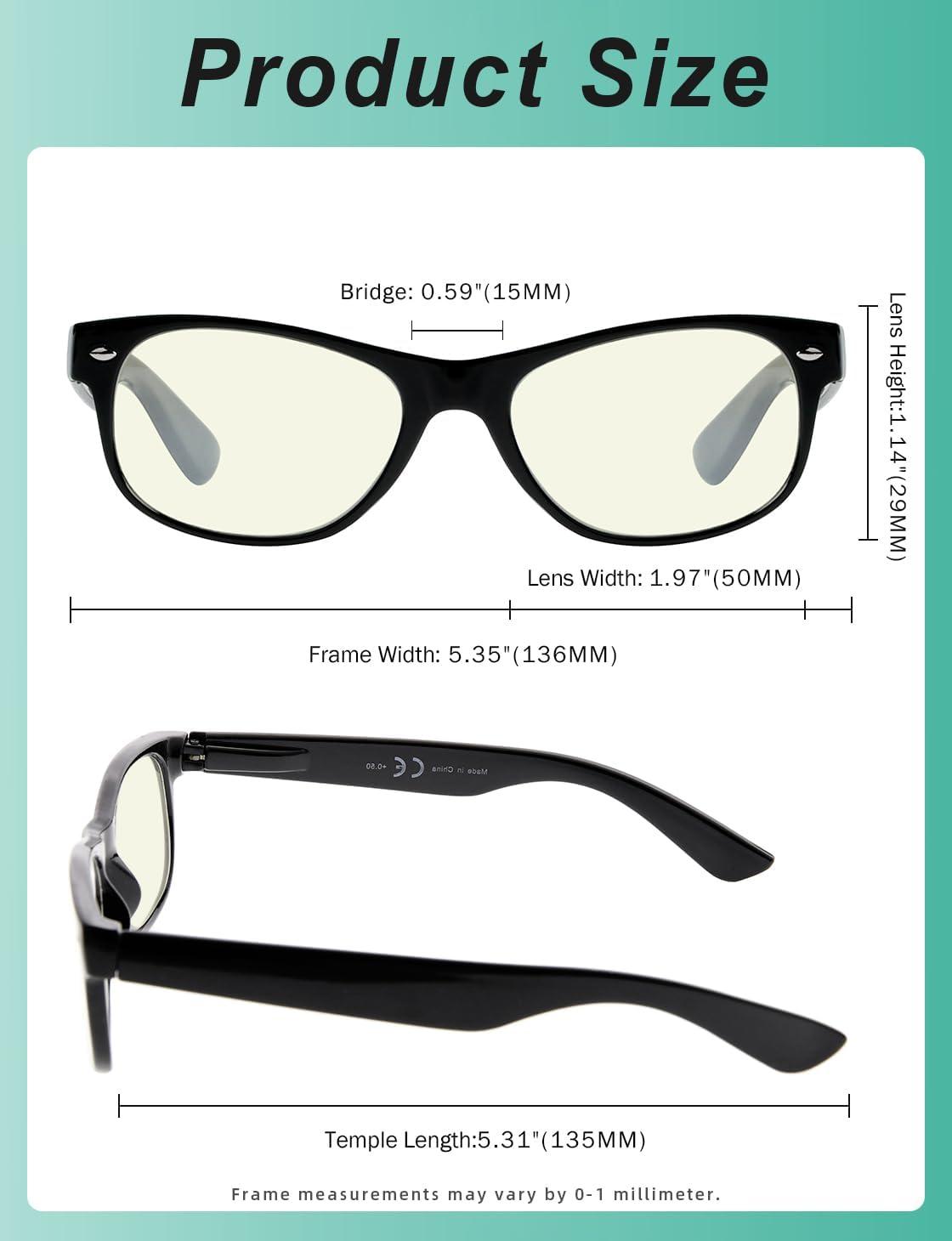 imageEyekepper Classic 80s Reading Glasses for Women 5 Pairs Readers Include Reading SunglassesBlue Light Blockingb404 Pairs