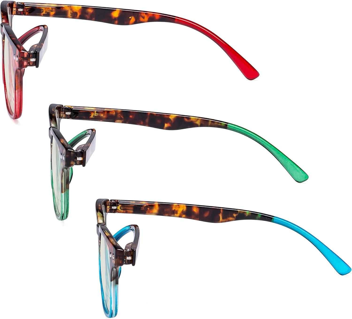 imageEyekepper Vintage Design Reading Glasses  Stylish Reader Eyeglasses for Women ReadingBlue Light Blockingb403 Pairs