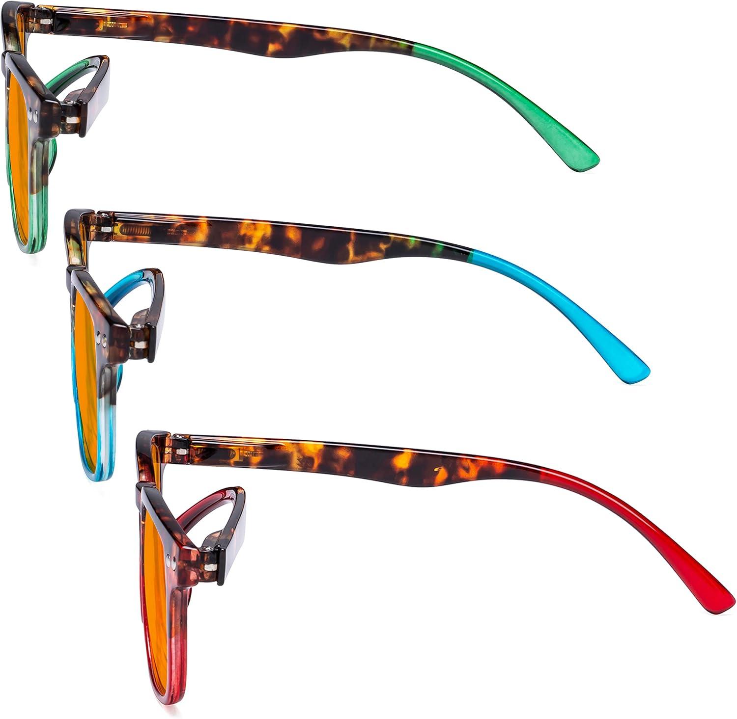 imageEyekepper Vintage Design Reading Glasses  Stylish Reader Eyeglasses for Women ReadingBlue Light Blockingb983 Pairs