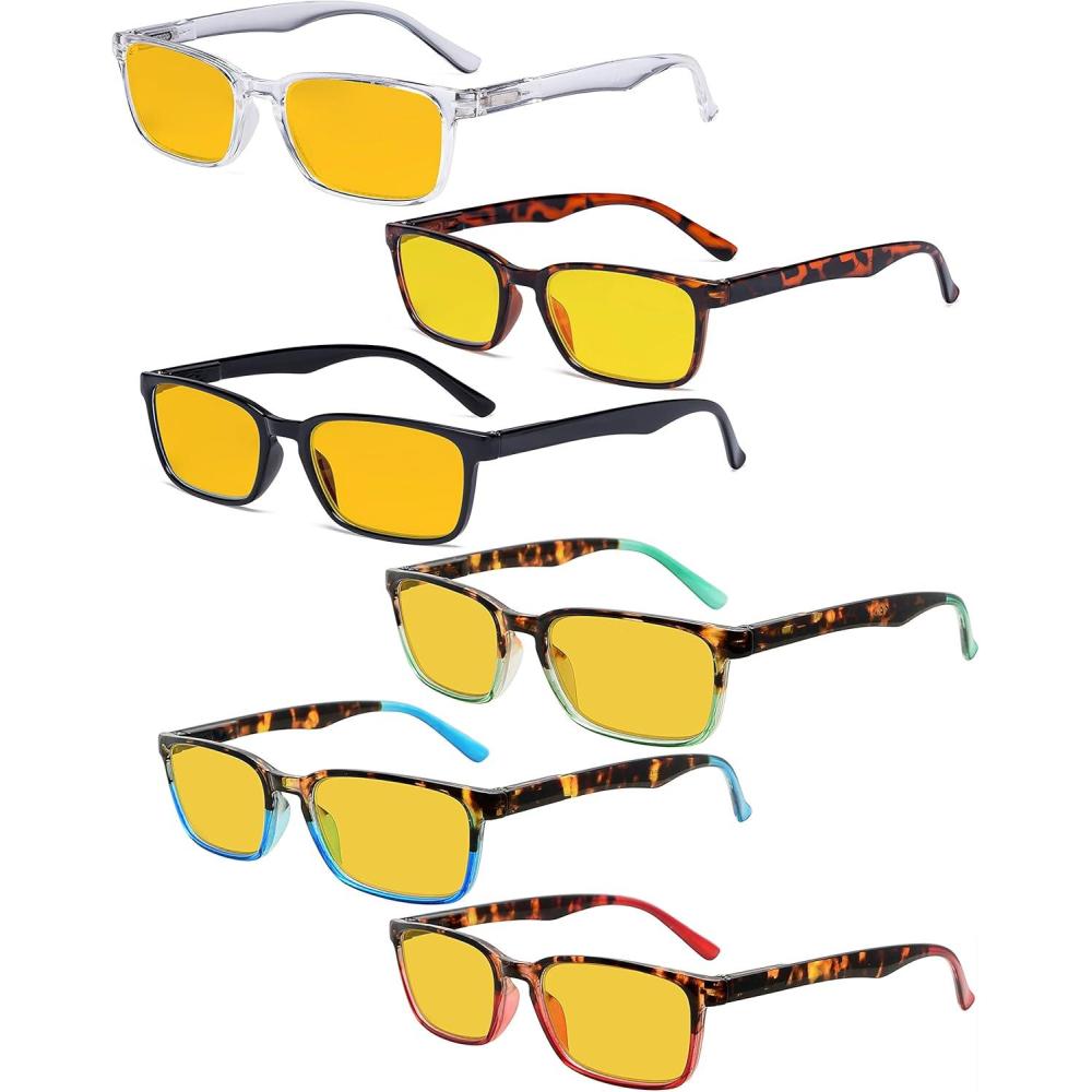 imageEyekepper 6pack Reading Glasses Blue Light Blocking for Women Men 150Blue Light Blockingb906 Pairs