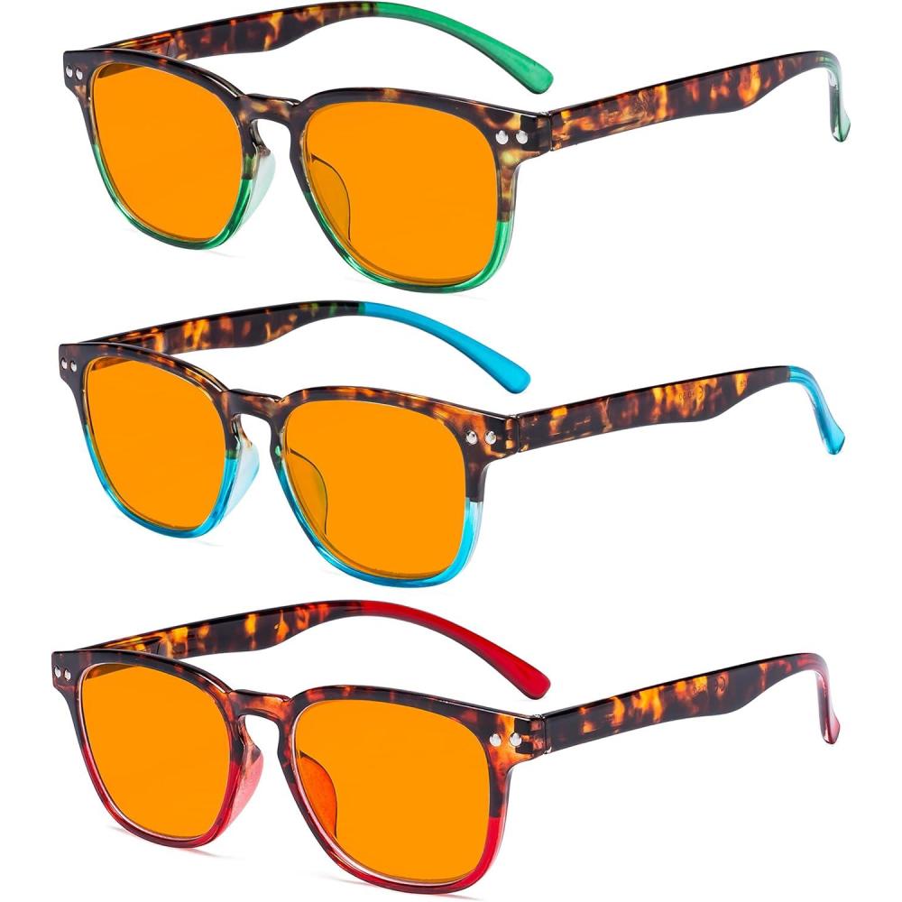 imageEyekepper Vintage Design Reading Glasses  Stylish Reader Eyeglasses for Women ReadingBlue Light Blockingb983 Pairs