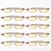 imageEyekepper 10 Pack Blue Light Reading Glasses with Telescopic Arms Folding Computer Readers 10010 Pack Mix  Cg15080