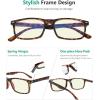 imageEyekepper 2 Pack Anti Blue Light Glasses for Men Blue Light Blocking Glasses for Computer Eyestrain Black2 Tortoise