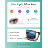 imageEyekepper 2 Pack Anti Blue Light Glasses for Men Blue Light Blocking Glasses for Computer Eyestrain BlackStortoise