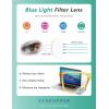imageEyekepper 2 Pack Anti Blue Light Glasses for Men Blue Light Blocking Glasses for Computer Eyestrain BlackSyellow