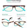 imageEyekepper 2 Pack Anti Blue Light Glasses for Men Blue Light Blocking Glasses for Computer Eyestrain BlackTortoise Blue Frame
