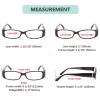 imageEyekepper 4 Pack Blue Light Blocking Readers Women Crystal Computer Reading Glasses 1505pcmix