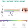 imageEyekepper 4 Pack Reading Glasses Blue Light Blocking Memory Titanium Bridge Computer Readers10 Pack Mix  Cgtr008