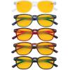 imageEyekepper 5 Pack Fashion Design Blue Light Blocking Readers for Women Computer Reading Glasses Yellow Tinted 150Blue Light Blockingb905 Pairs