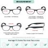 imageEyekepper 5 Pack Ladies Blue Light Blocking Readers Retro Computer Reading Glasses 1505 Pairs Mix