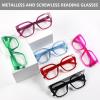 imageEyekepper 5 Pack Ladies Blue Light Blocking Readers Retro Computer Reading Glasses 1506 Pack Mix Colornr2314