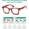 imageEyekepper 5pack Reading Glasses for Women Floral Pattern Design Readers4 Pack Mix Color