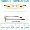 imageEyekepper Blue Light Blocking Glasses  3 Pack Rimless Computer Readers12 Pack Mix  Tmcg14003