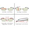 imageEyekepper Blue Light Blocking Glasses  3 Pack Rimless Computer ReadersBlue Light Blockingb403 Pairs
