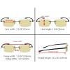 imageEyekepper Blue Light Blocking Glasses  3 Pack Rimless Computer ReadersBlue Light Blockingb603 Pairs
