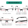 imageEyekepper Classic 80s Reading Glasses for Women 5 Pairs Readers Include Reading SunglassesBlackClear5pcs All Clear Lens