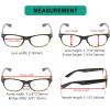 imageEyekepper Classic 80s Reading Glasses for Women 5 Pairs Readers Include Reading SunglassesBlackTortoise5pcs All Clear Lens