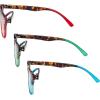 imageEyekepper Vintage Design Reading Glasses  Stylish Reader Eyeglasses for Women ReadingBlue Light Blockingb403 Pairs