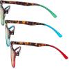 imageEyekepper Vintage Design Reading Glasses  Stylish Reader Eyeglasses for Women ReadingBlue Light Blockingb603 Pairs