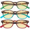 imageEyekepper Vintage Design Reading Glasses  Stylish Reader Eyeglasses for Women ReadingBlue Light Blockingb603 Pairs