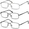 imageEyekepper 10 Pack Blue Light Reading Glasses with Telescopic Arms Folding Computer Readers 100Mix