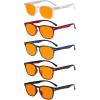 imageEyekepper 5 Pack Fashion Design Blue Light Blocking Readers for Women Computer Reading Glasses Yellow Tinted 150Blue Light Blockingb985 Pairs