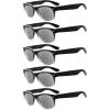 imageEyekepper Classic 80s Reading Glasses for Women 5 Pairs Readers Include Reading Sunglasses5pcs All Grey Lens