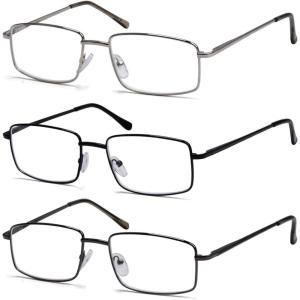 imageEyekepper 10 Pack Blue Light Reading Glasses with Telescopic Arms Folding Computer Readers 100Mix