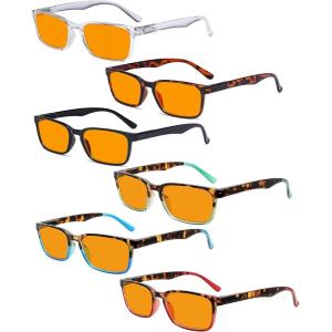 imageEyekepper 6pack Reading Glasses Blue Light Blocking for Women Men 150Blue Light Blockingb986 Pairs