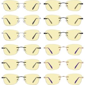 imageEyekepper Blue Light Blocking Glasses  3 Pack Rimless Computer Readers12 Pack Mix  Tmwk9906aa