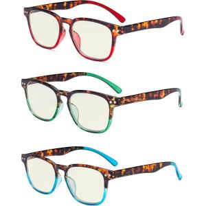 imageEyekepper Vintage Design Reading Glasses  Stylish Reader Eyeglasses for Women ReadingBlue Light Blockingb403 Pairs