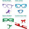 image:imageEyekepper 4 Pack Reading Glasses Blue Light Blocking Oversized Square Computer Eyeglasses 0006 Pairs Mix