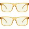 image:imageEyekepper Oversized Reading Glasses Square Large Blue Light Readers for Men Women2 Clear